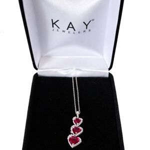 KAY Jewelers Triple Heart Necklace